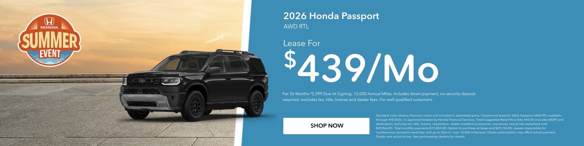 2026 Honda Passport