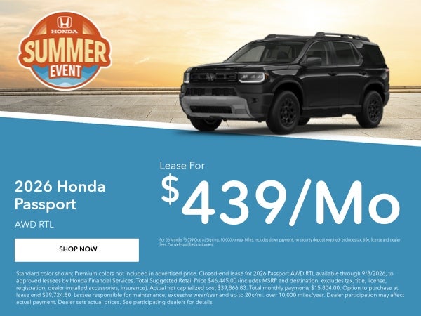 2026 Honda Passport